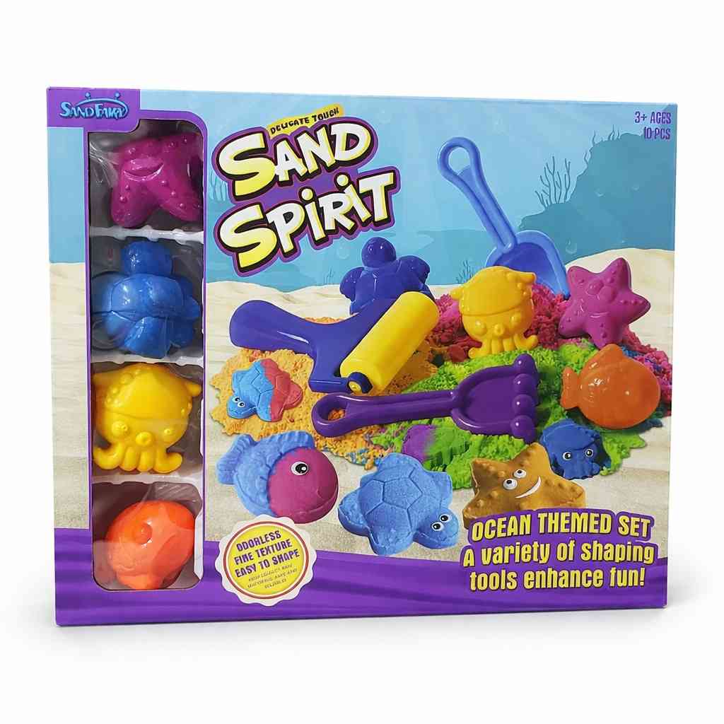 Kids Ocean Sand Play Set – 10 Pieces