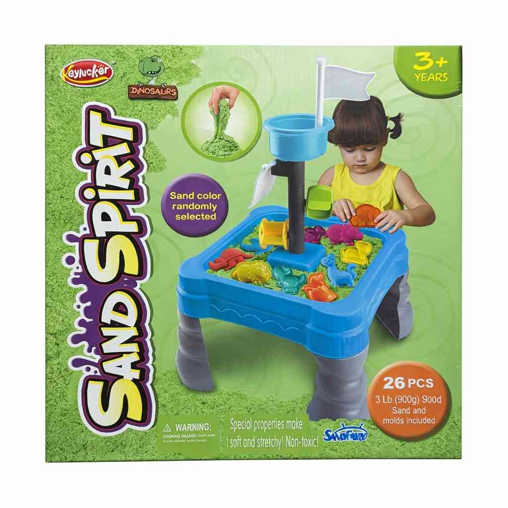 Kids Sand Play Table Set with Molds – 26PCS Interactive Sensory Play Kit