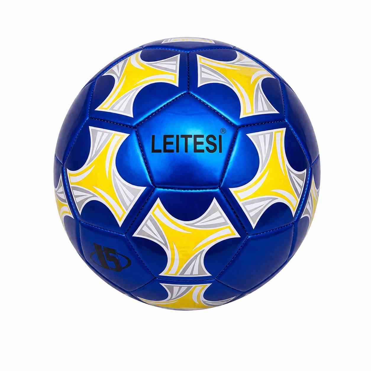 Kids Shiny Blue & Yellow Football