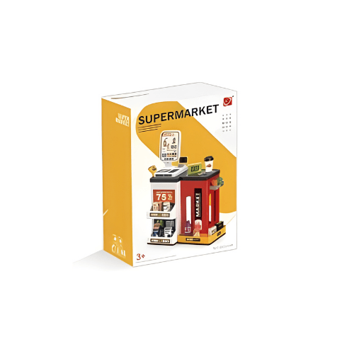 Supermarket Cash Register Playset with Scanner & Accessories