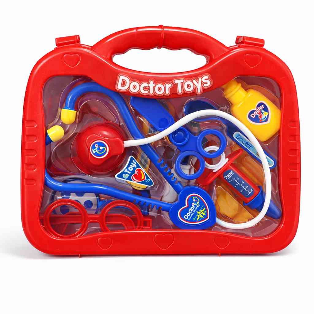 DOCTOR TOYS PLAYSET – Red CASE