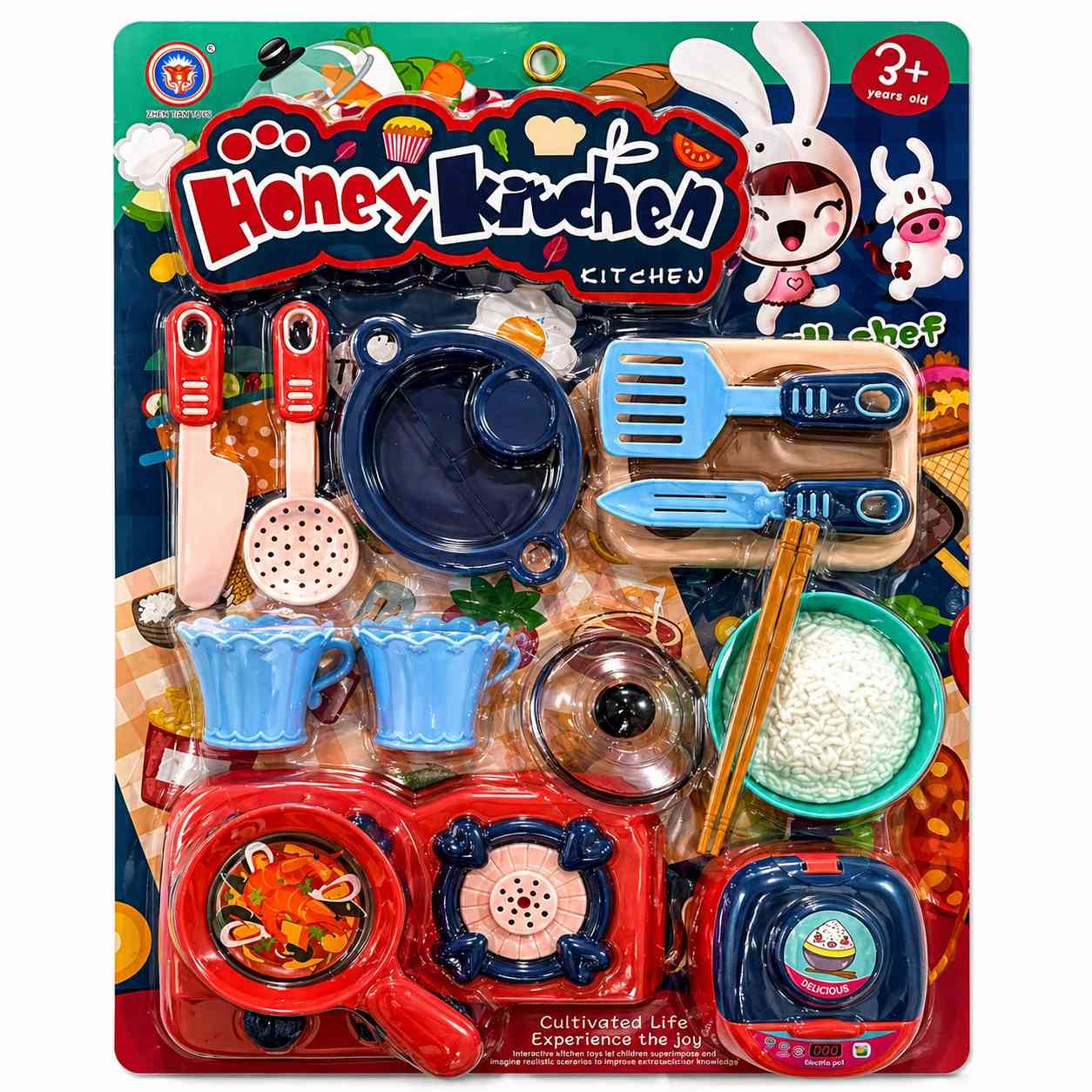 Kids Home Kitchen Cooking Play Set
