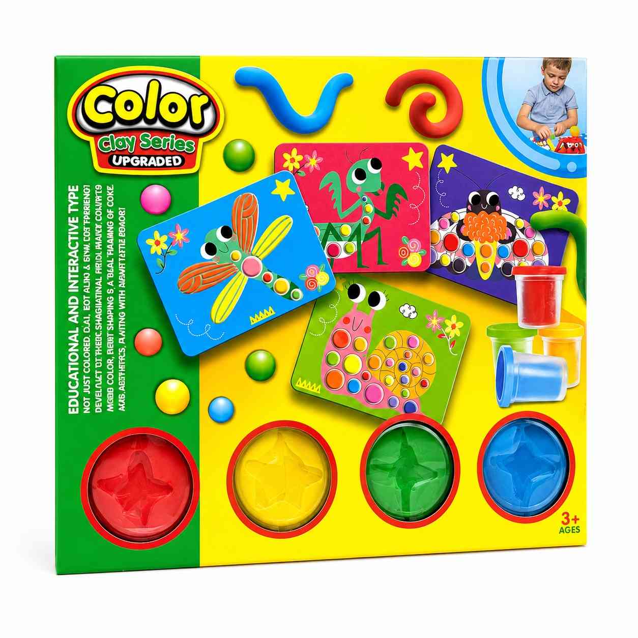 Color Clay Art & Matching Set for Kids