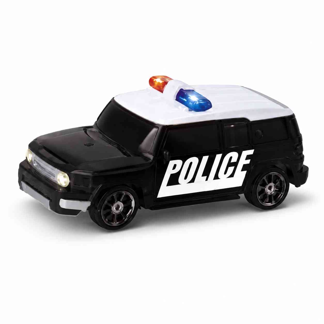 Mini Police SUV Car with Light & Music - Black