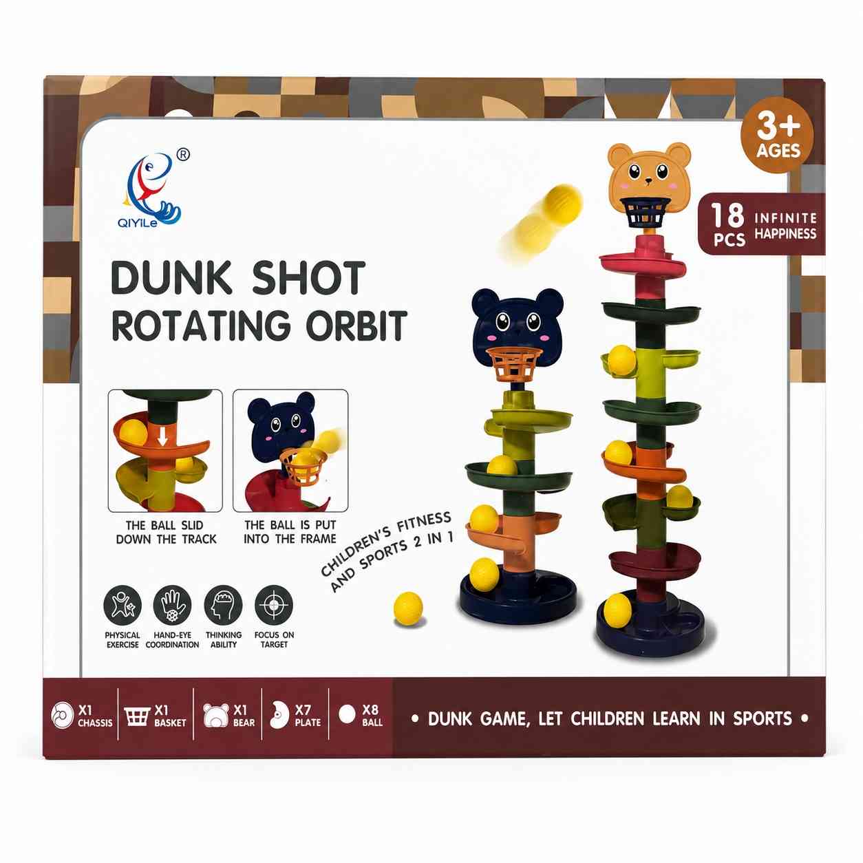 Basketball Orbit Game - 18 PCS