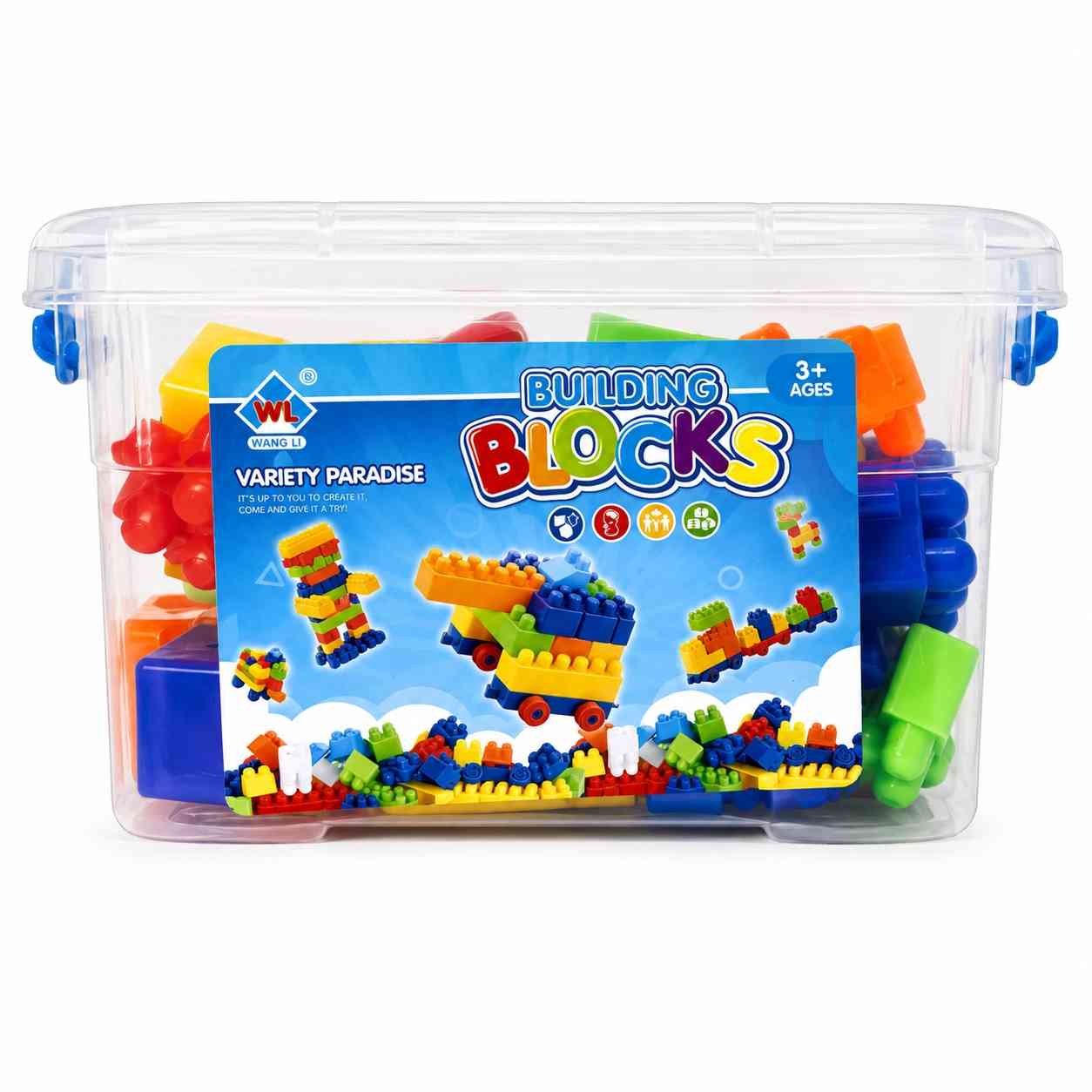 Creative Building Blocks Storage Box Set