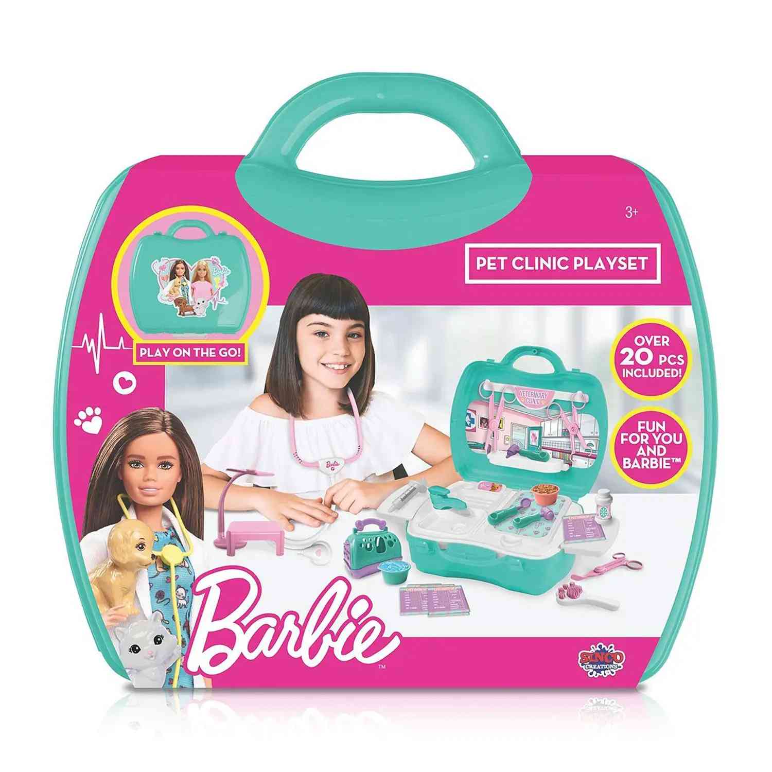 BARBIE PET CLINIC PLAYSET PK6