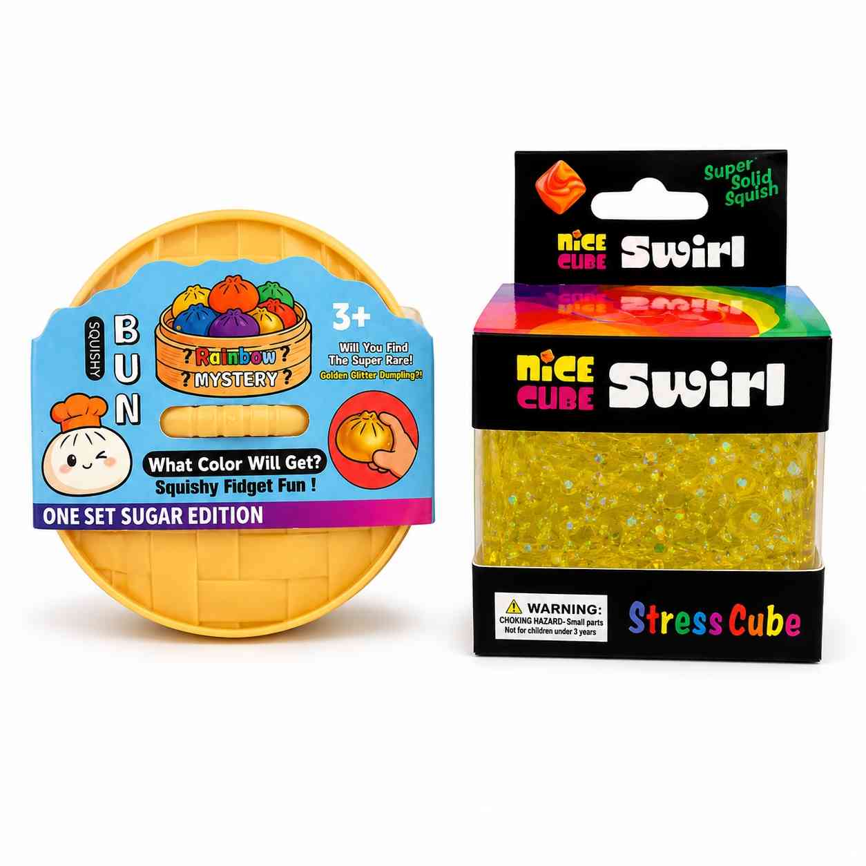 Dumpling & NeeDoh Sensory Surprise Bundle - Yellow & Blue