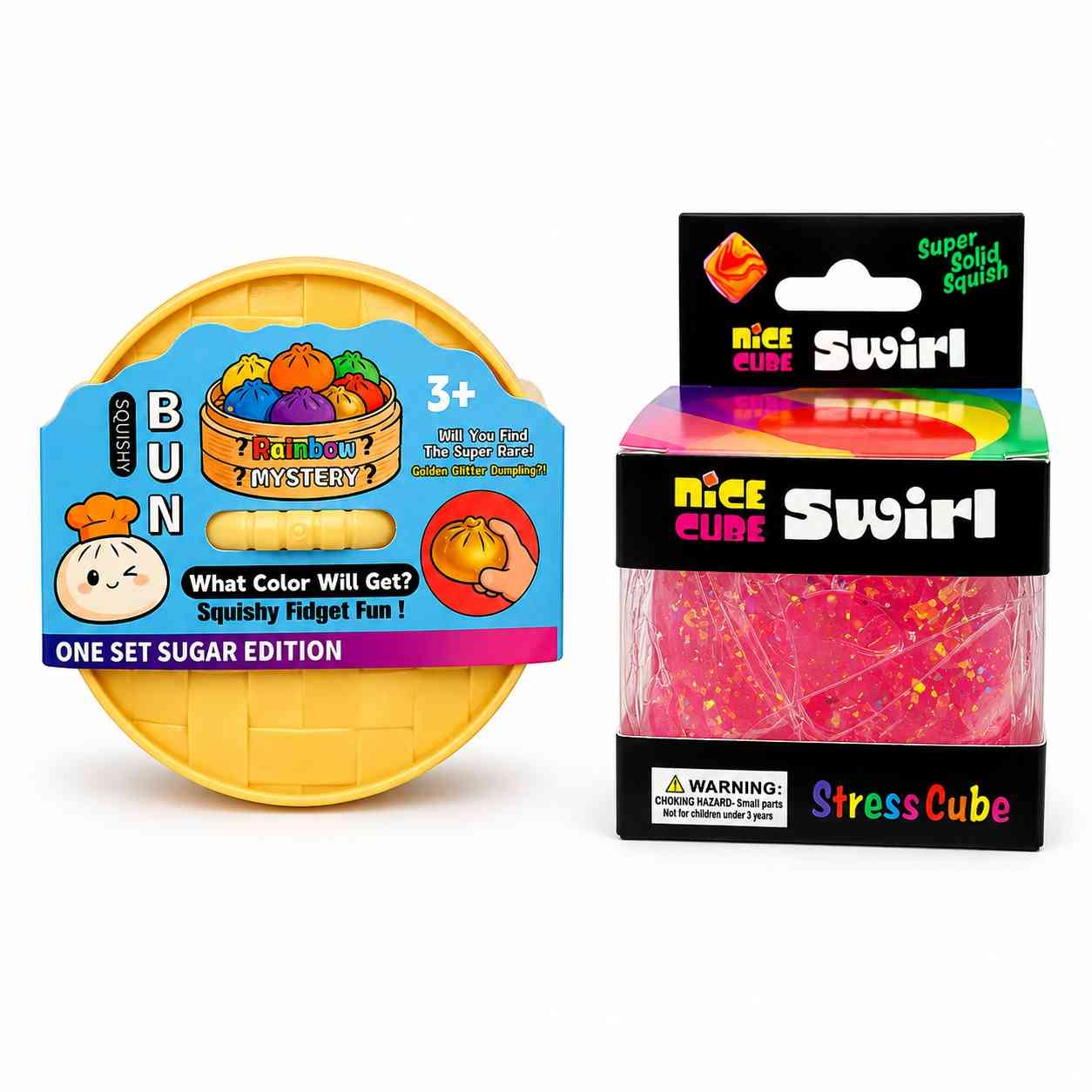 Dumpling & NeeDoh Sensory Surprise Bundle - Blue & Pink