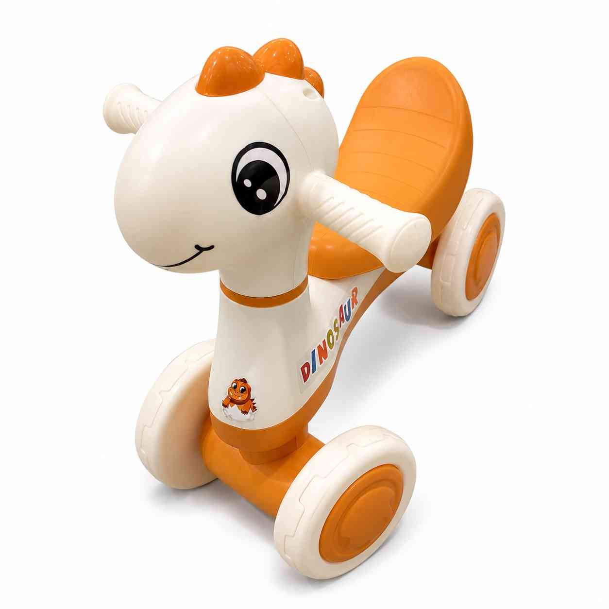 Kids Dinosaur Ride-On Toy –  Orange