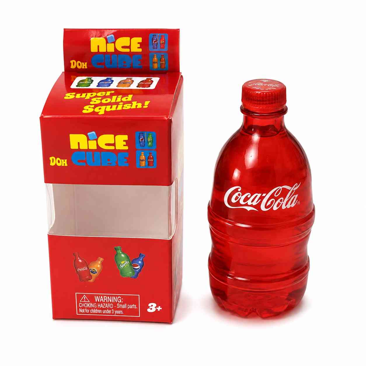 Red Cola Bottle Needoh Squishy Toy