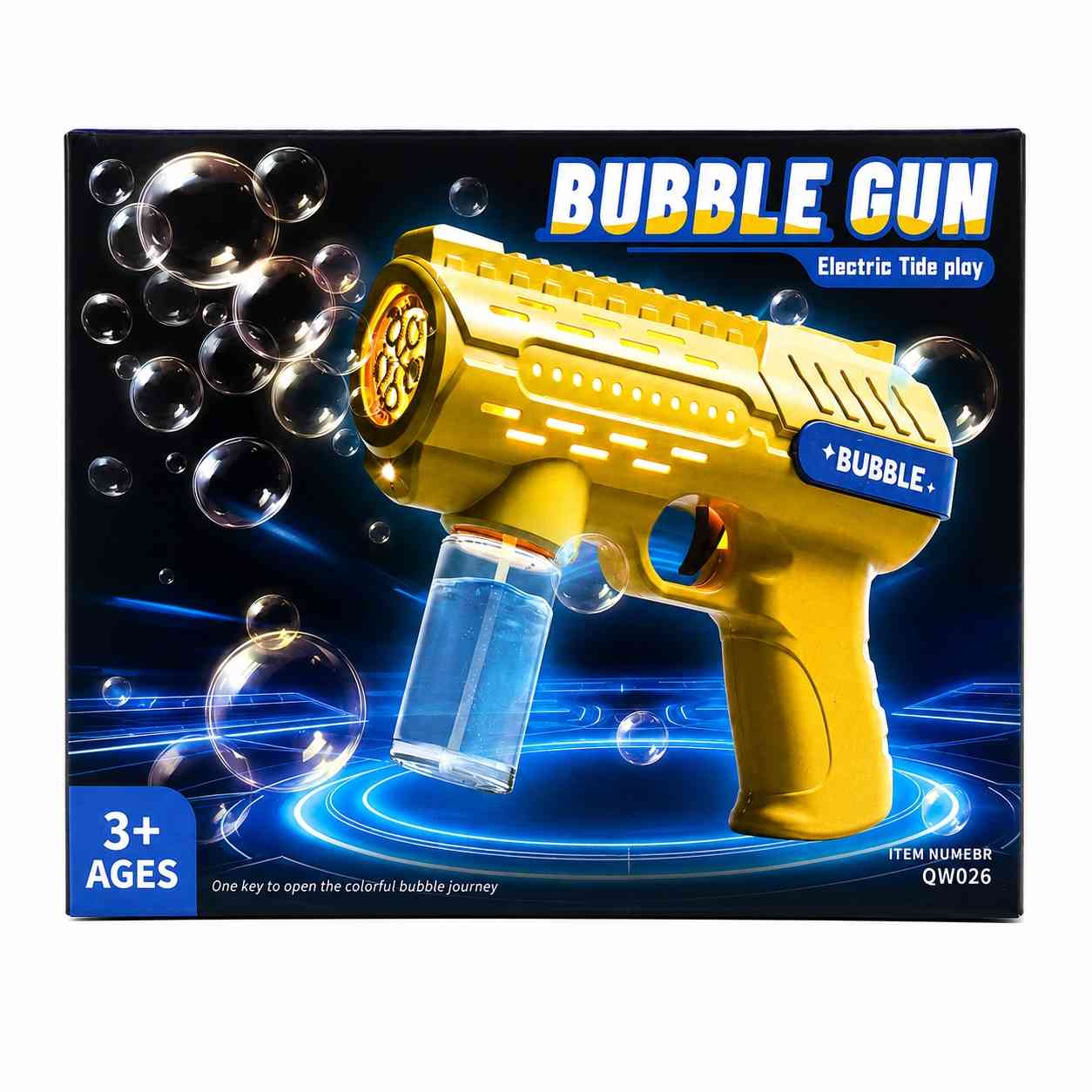 Kids Electric Multi-Spout Bubble Gun – Gold