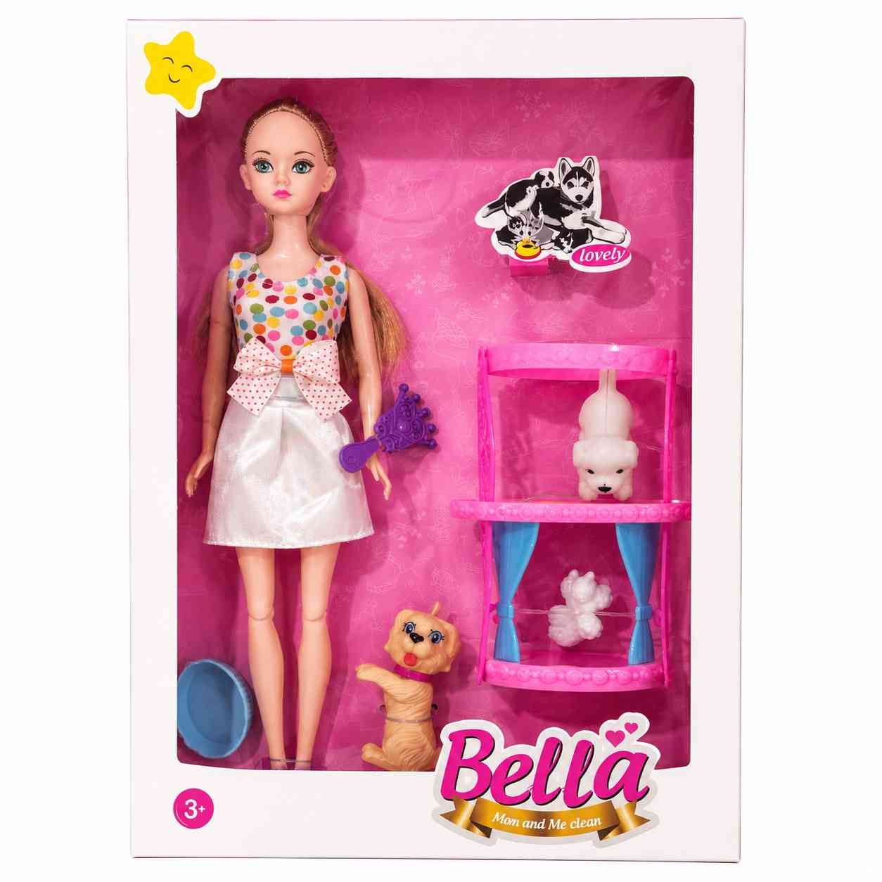 Bella Doll with Pet Care Playset
