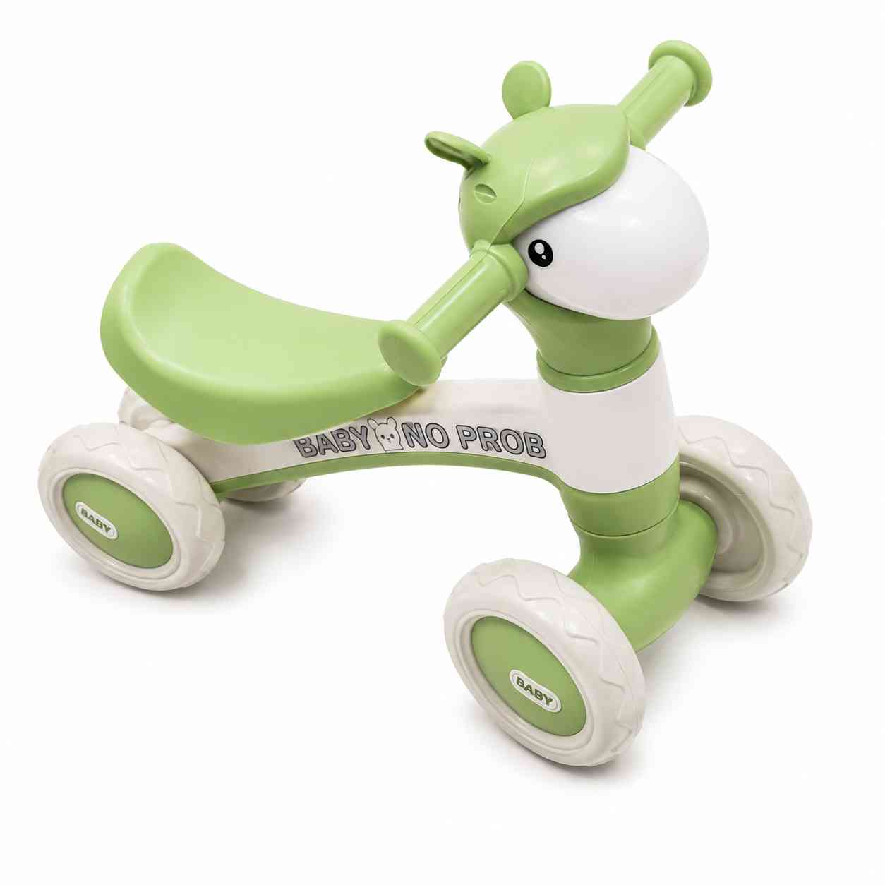 Kids Sheep Ride-On Toy with 4 Wheels – Green