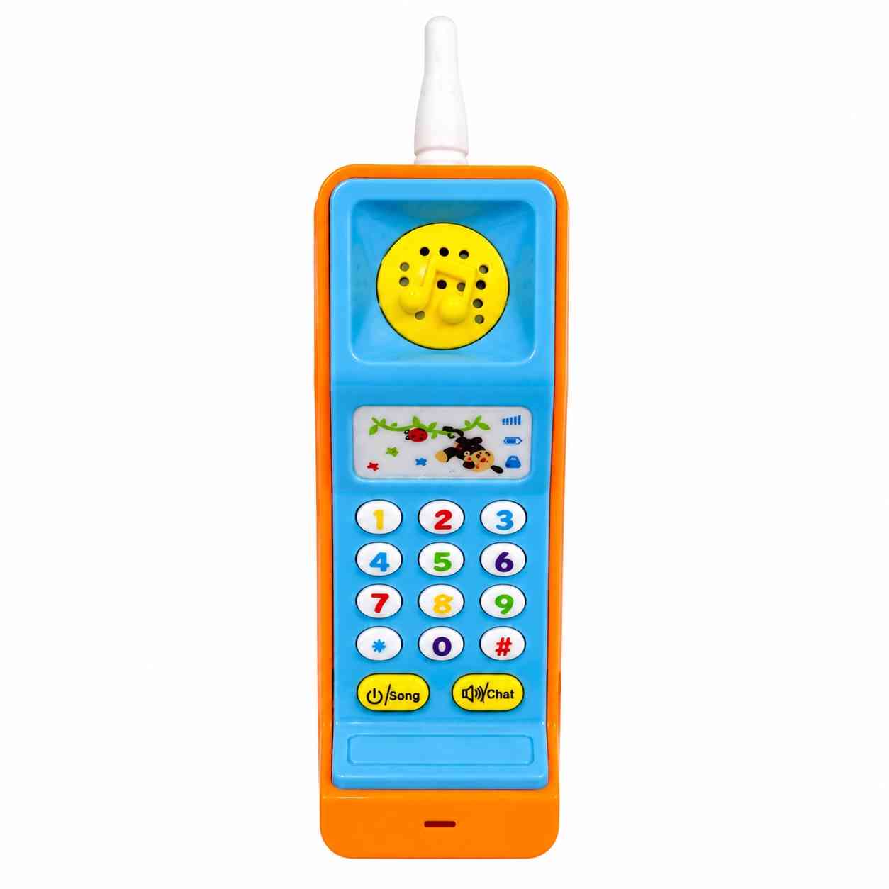 Kids Toy with Sounds, Songs & Interactive Buttons – Orange