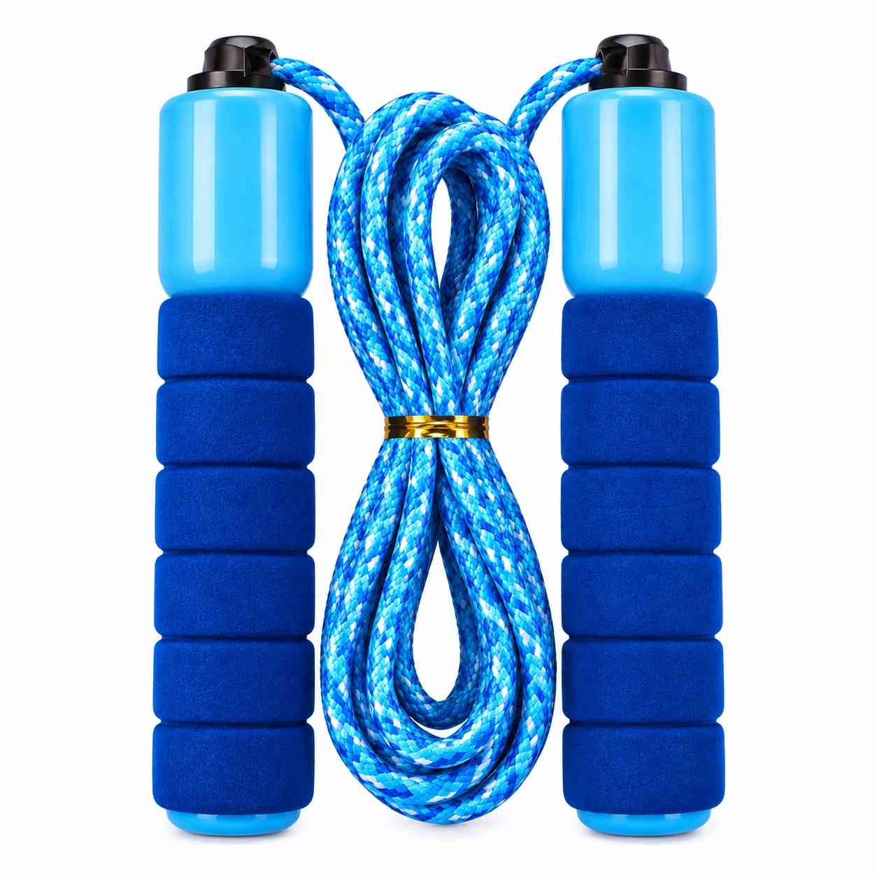 Kids Jump Rope with Foam Handles – Blue
