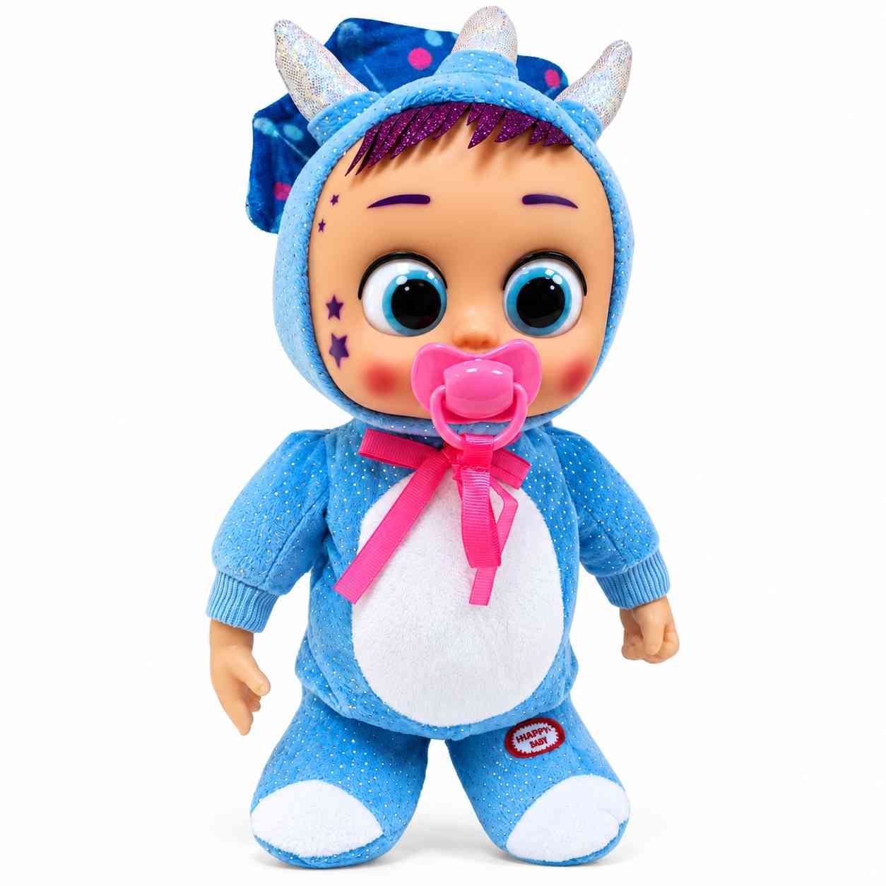 Cry Babies Coney Interactive Doll with Blue Outfit & Sounds