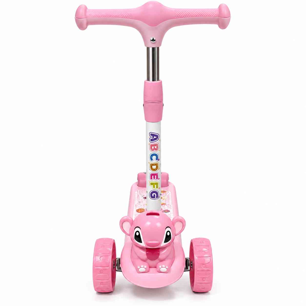 Kids 3-Wheel Scooter with Angel from Lilo & Stitch Design – Pink