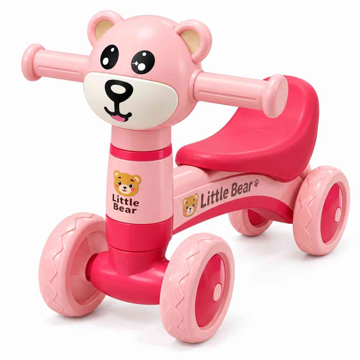 Little Bear Kids 4-Wheel Ride-On – Pink