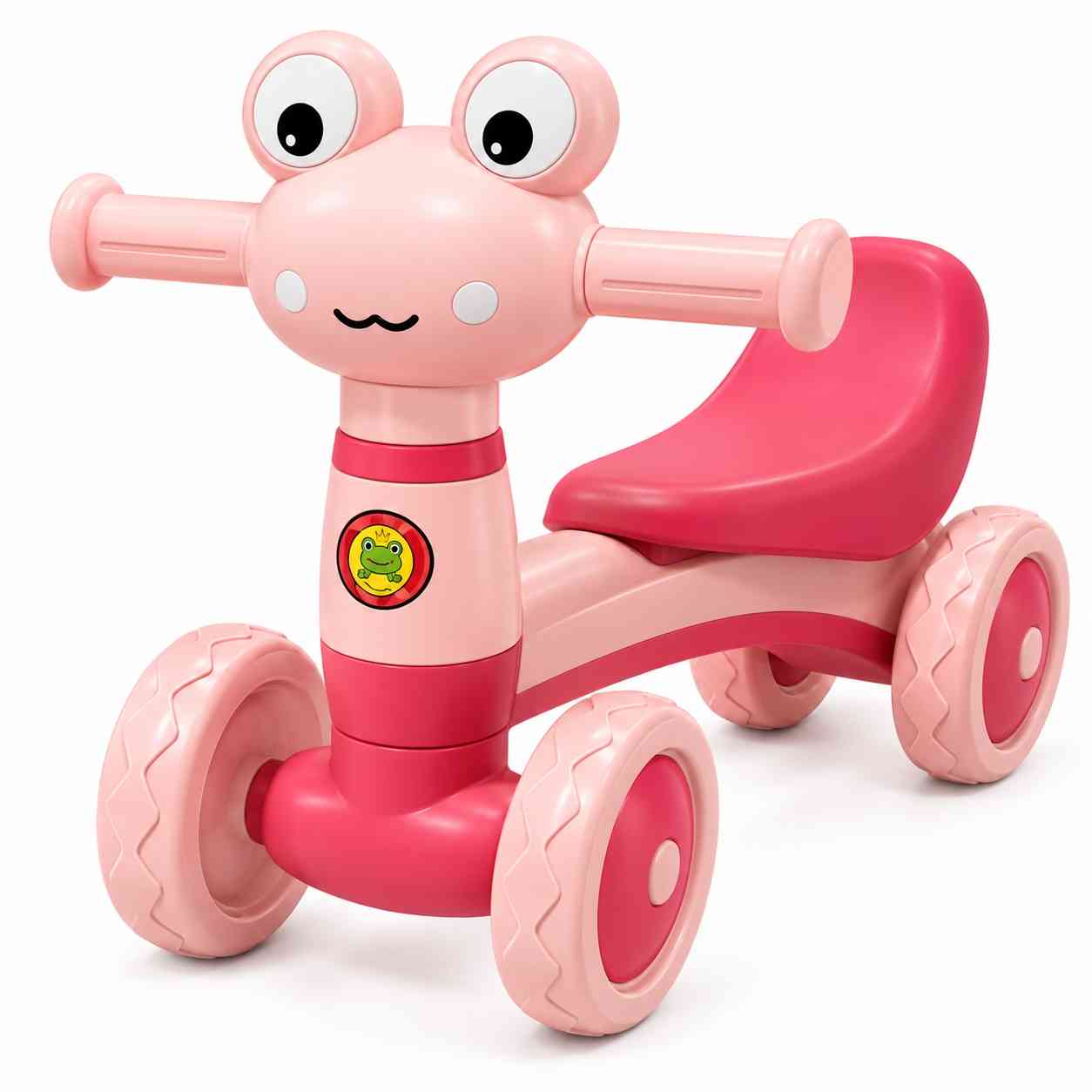 Kids 4-Wheel Frog Ride-On – Pink