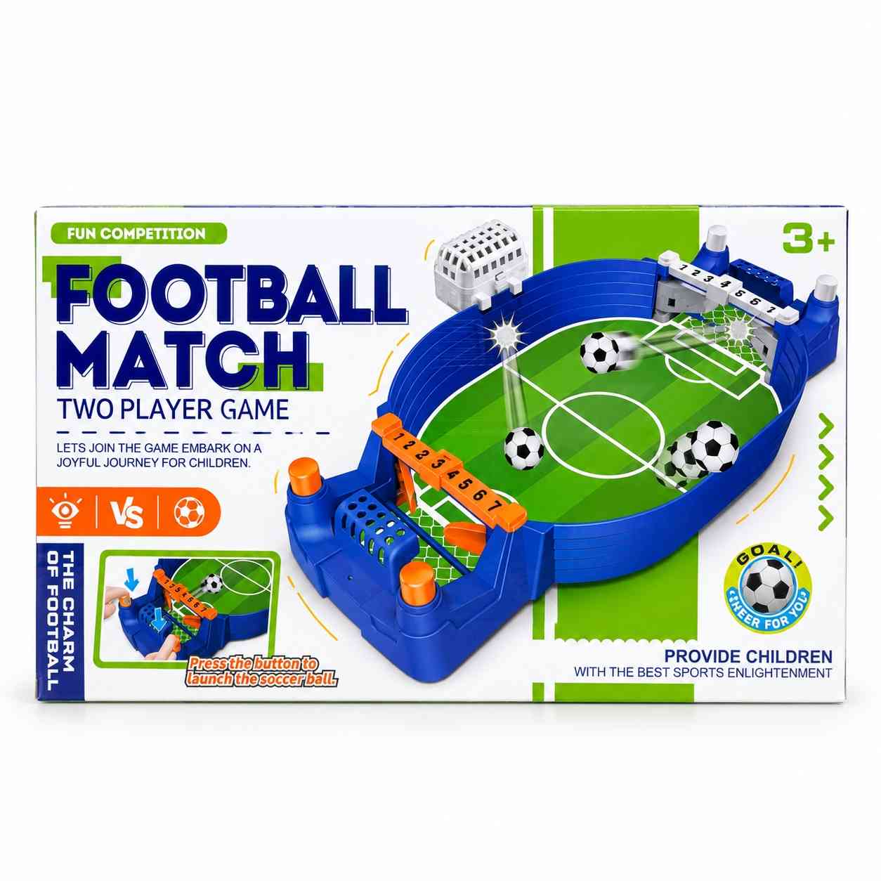 2-Player Tabletop Football Match Game