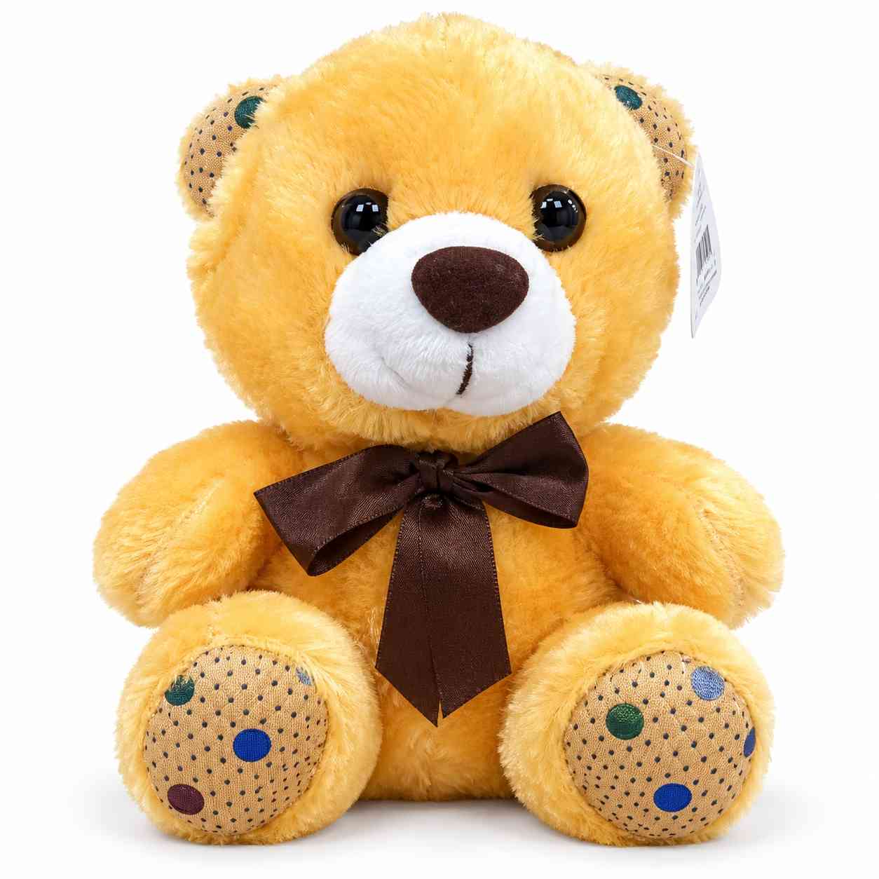 Soft yellow Teddy Bear with Bow