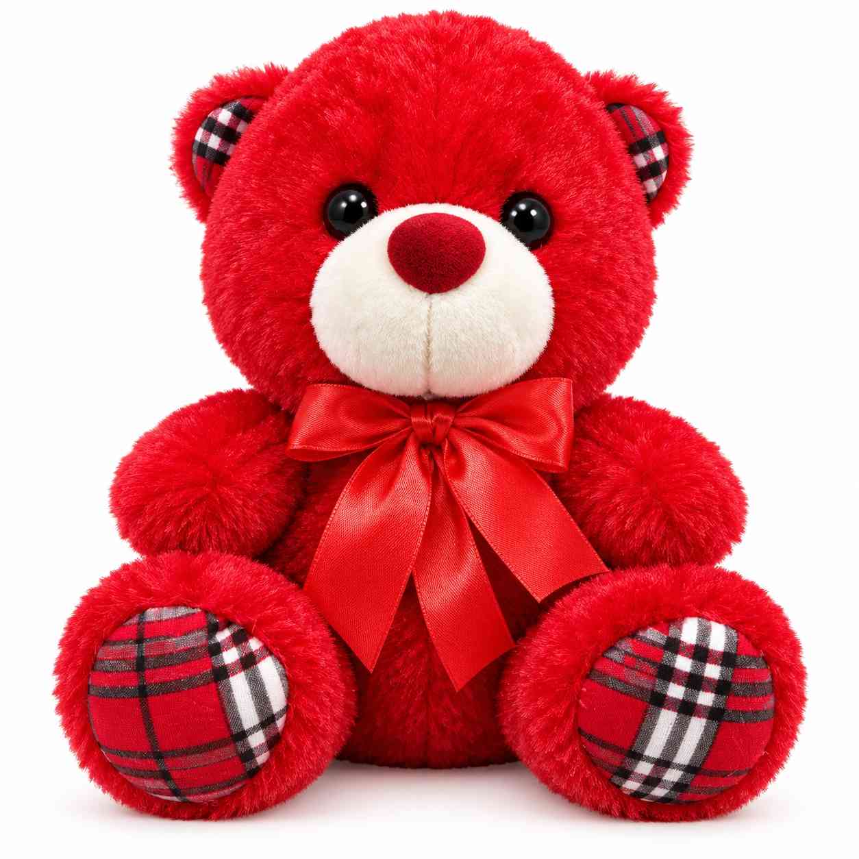 Soft RedTeddy Bear with Bow