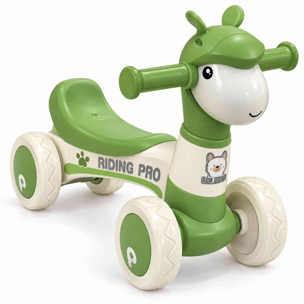 Kids Animal Ride-On Bike – Green