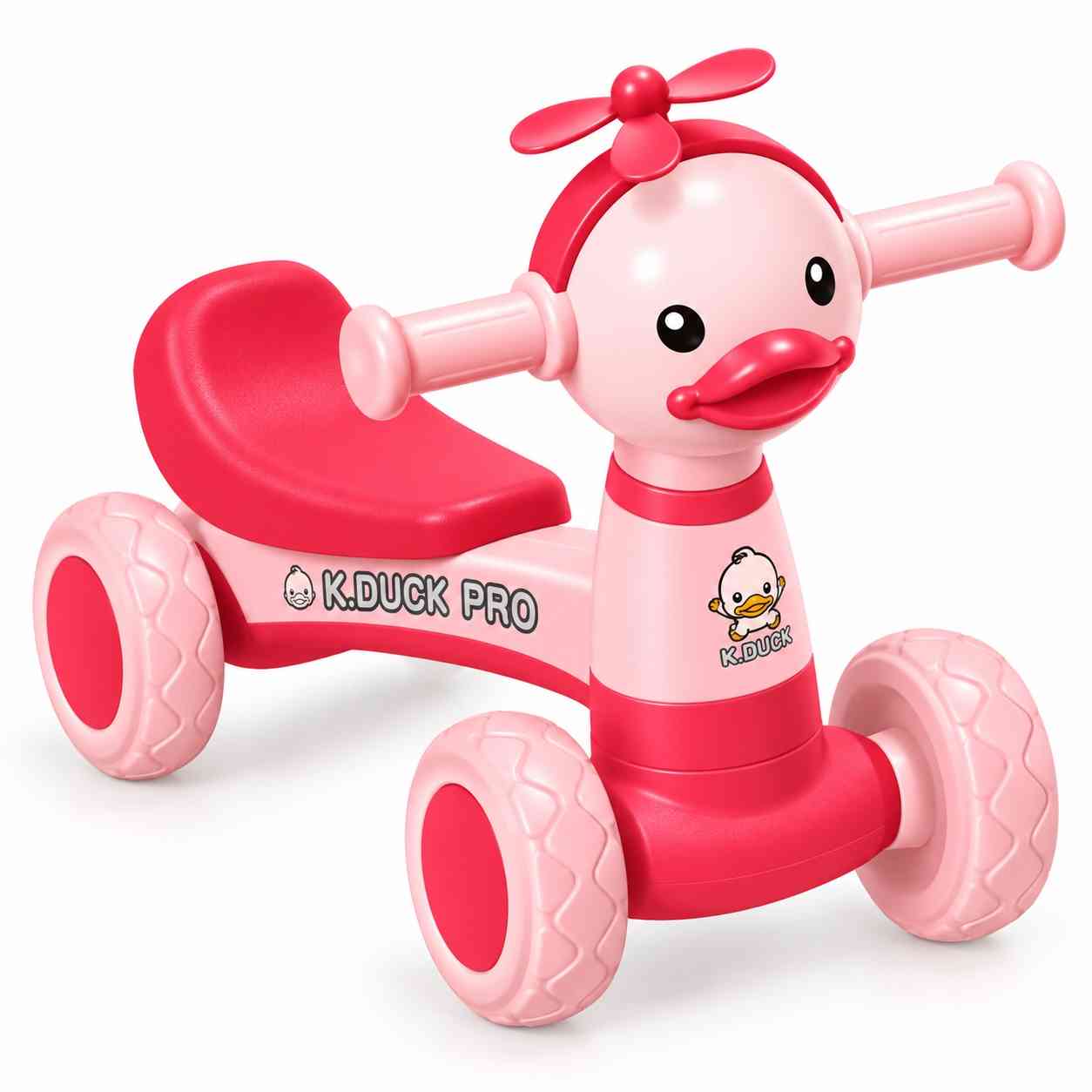 Kids Duck Ride-On Bike – Pink