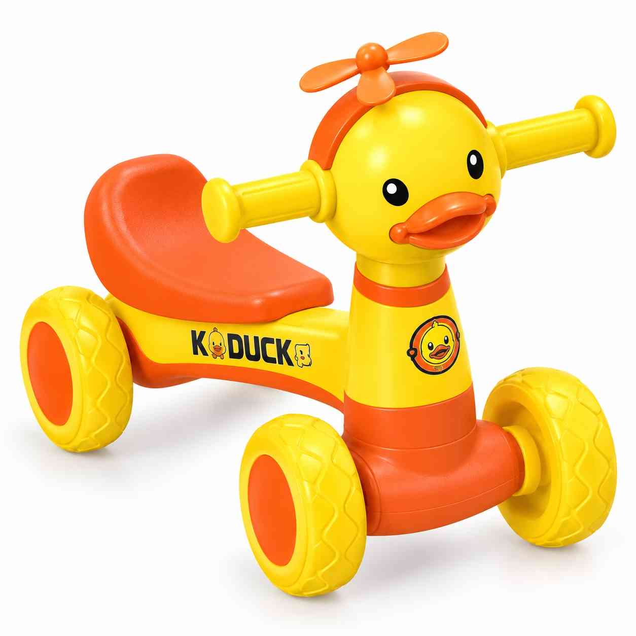 Kids Duck Ride-On Bike – Yellow