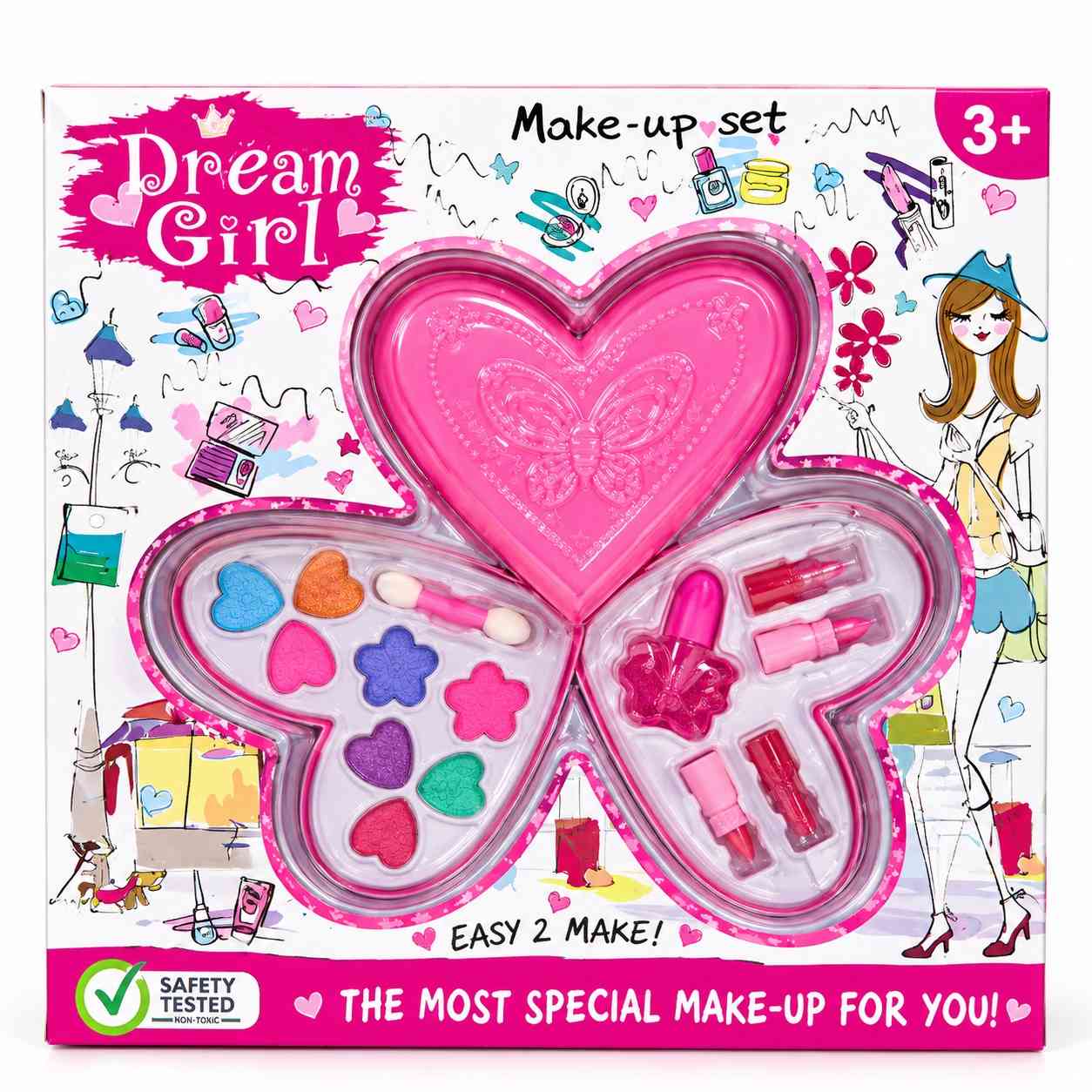 Dream Girl Heart-Shaped Make-Up Set for Girls