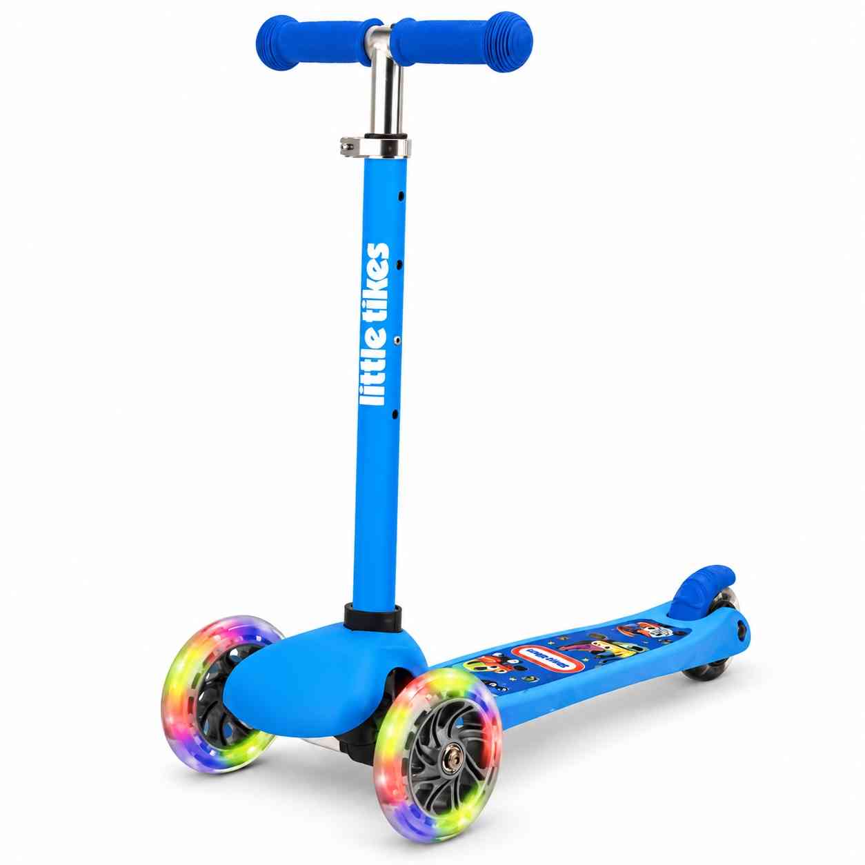 Little Tikes Teeny 3-Wheel Light-Up Scooter - Blue